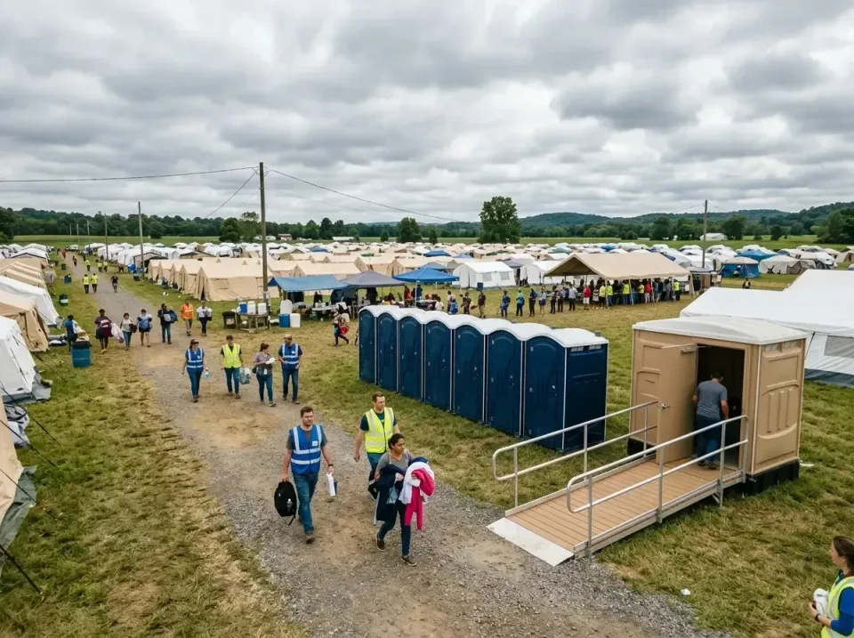 disaster-relief-camp-restrooms-010 — frequently asked questions, Dumpster & Portable Bathrooms Rental in Lavaca, AR